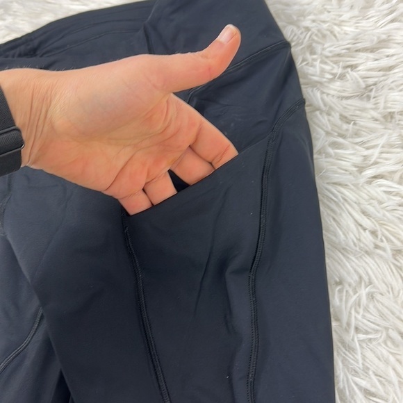Lululemon Break Free Crop (Nulux 17") Black - Picture 2 of 6